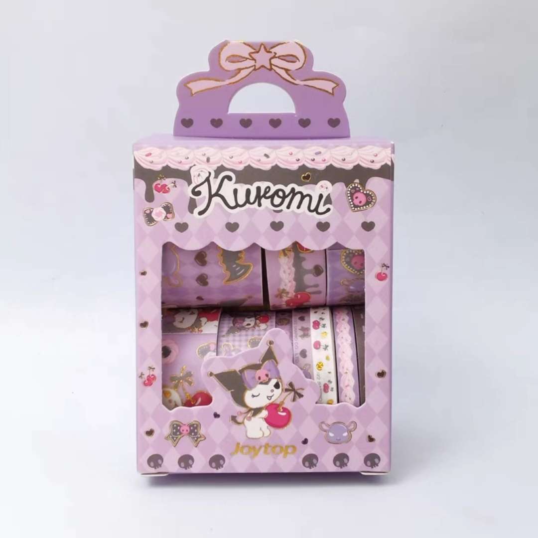 kuromi sticker rolls 10 pack