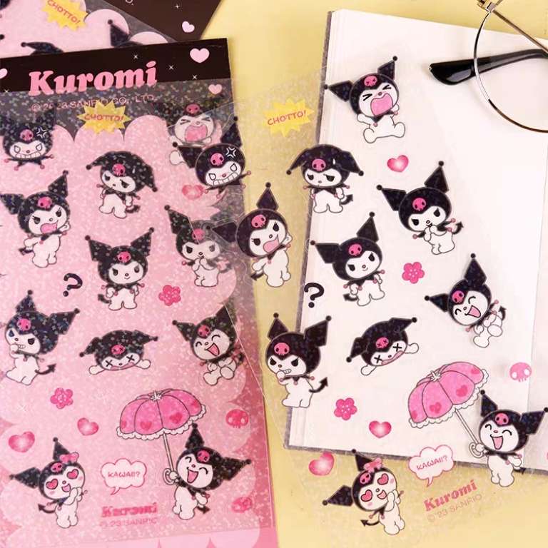 kuromi stickers for girls planners