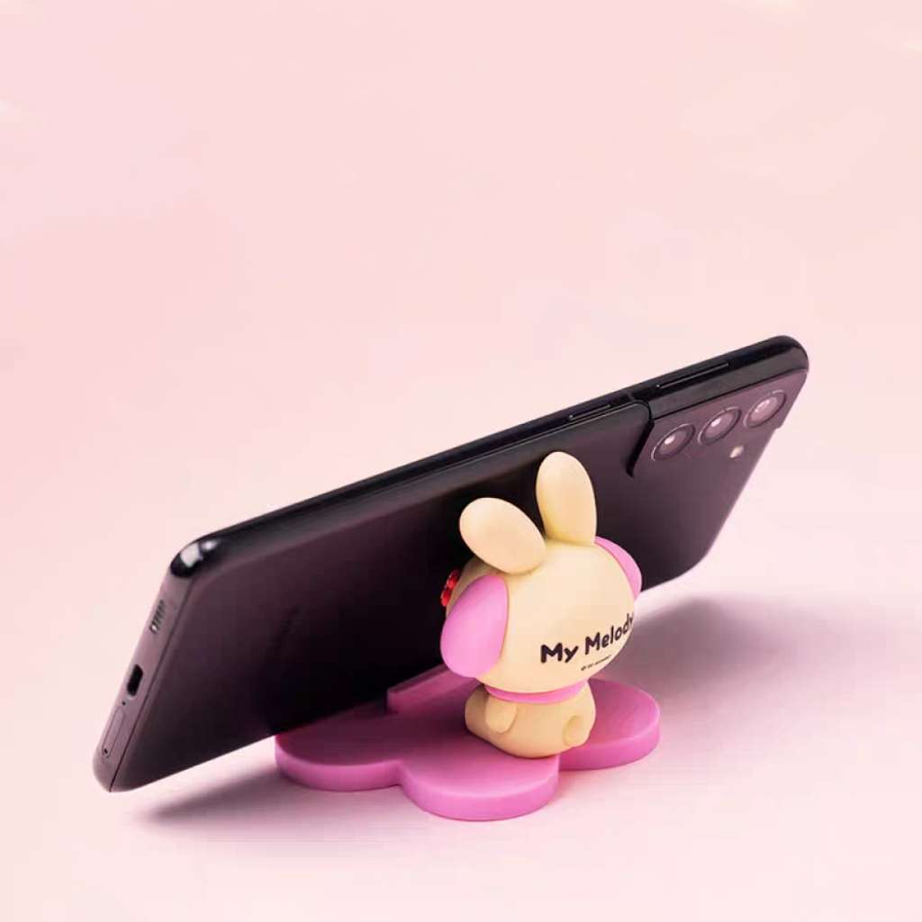 my melody bunny costume cell phone holder back