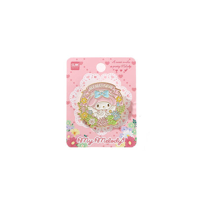 my melody flower lapel pin