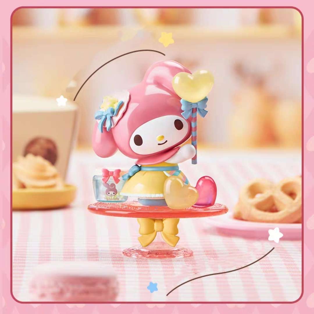 my melody lollipop candy heart blind box toy figure