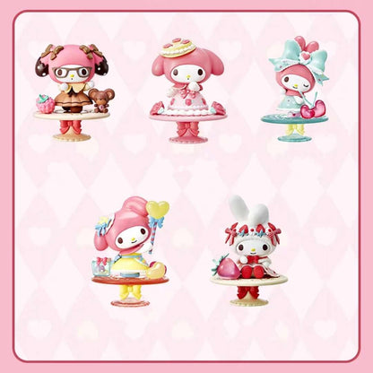 my melody sweet desserts blind box toy figures