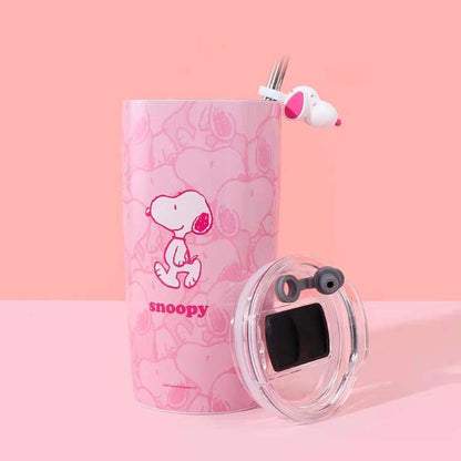 Pink snoopy kawaii water cup