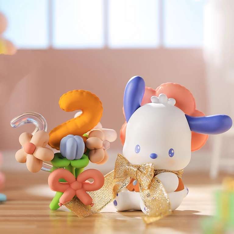 Pochacco balloon bouquet figure