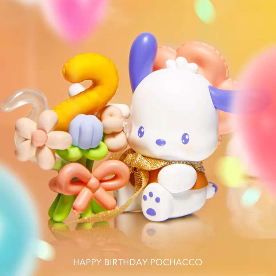 Pochacco balloon flower bouquest blind box toy figure