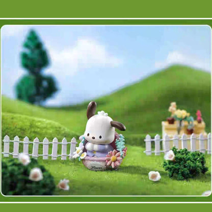 pochacco daisy flower basket blind box figure