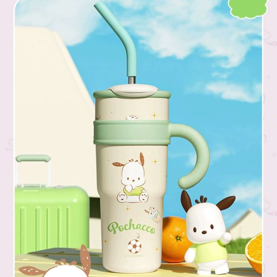 pochacco football ice cream thermo tumbler cup