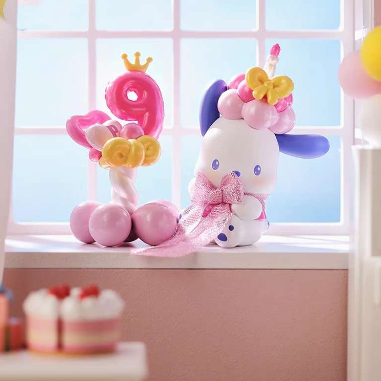 Pochacco pinky balloon party blind box figure