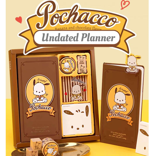 pochacco sanrio undated planner box set