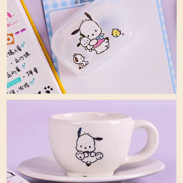 pochacco stickers decorating cups small items