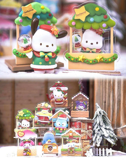 pochacco stores christmas market celebration blind box figure