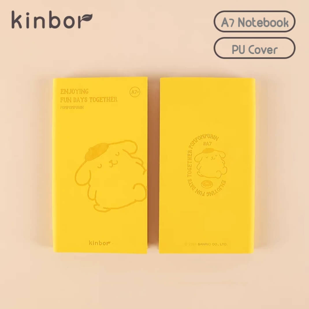 pompompurin faux leather notebook