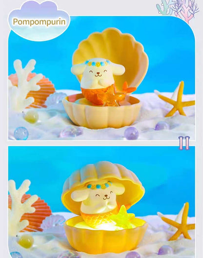 Pompompurin sea mermaid shell blind box figure star