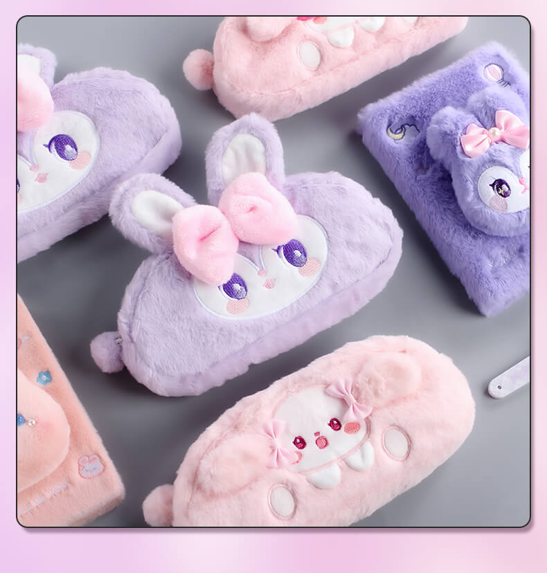 purple pink fluffy practical goods