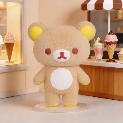 Rilakkuma Flocked Colorful Blind Box Figure