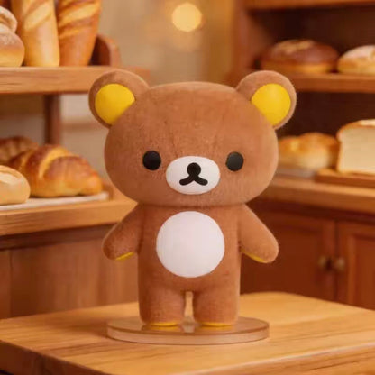 Rilakkuma Flocked Colorful Blind Box Figure