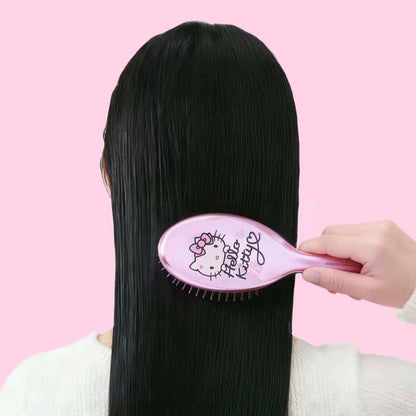 Sanrio Hello Kitty Metallic Pink Hair Paddle Brush