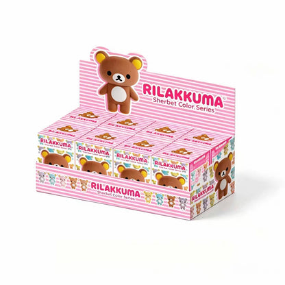 Rilakkuma Flocked Colorful Blind Box Figure