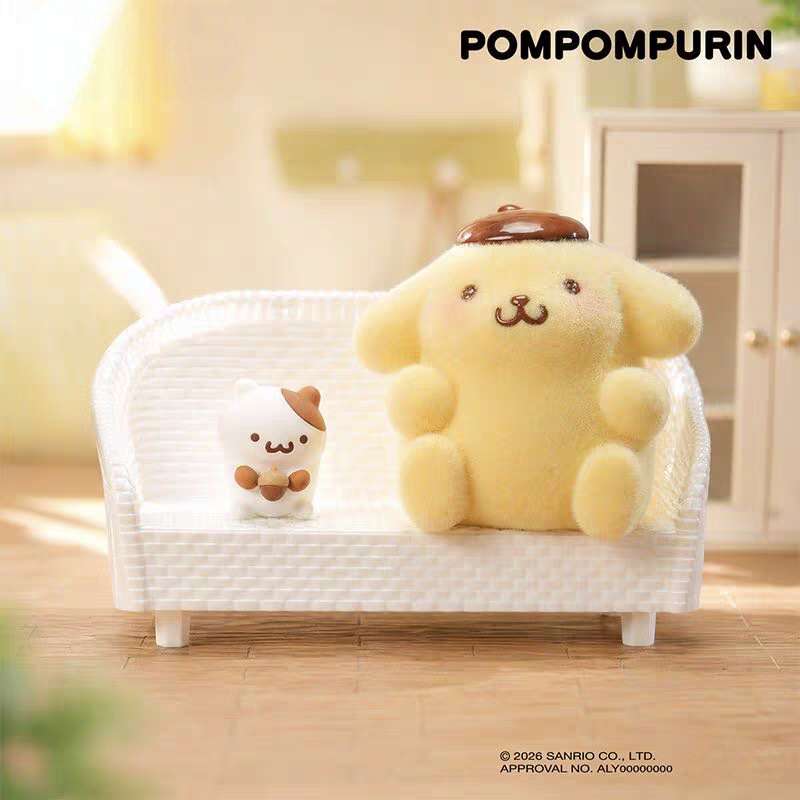 Sanrio Pompompurin Floofy Daily Blind Box Figures