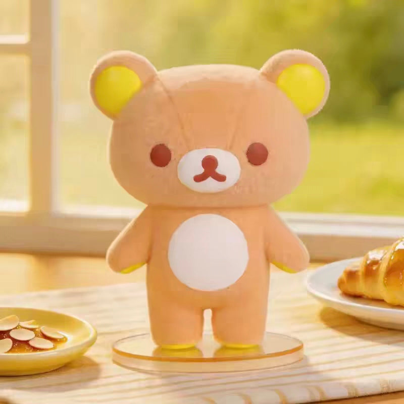 Rilakkuma Flocked Colorful Blind Box Figure