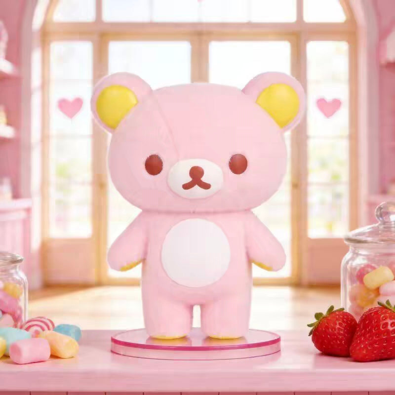 Rilakkuma Flocked Colorful Blind Box Figure