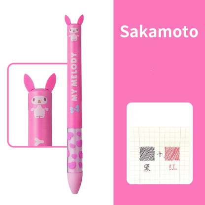 sakamoto my melody 2 colors ballpoint pens