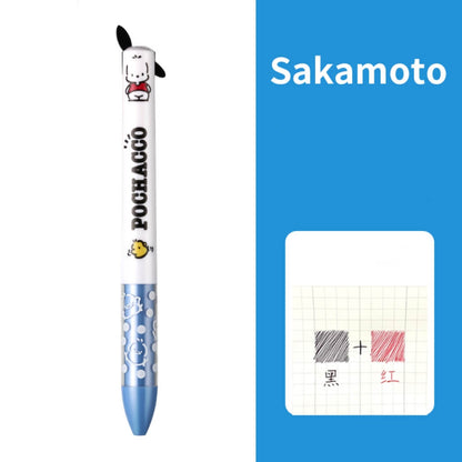sakamoto pochacco 2 colors ballpoint pens