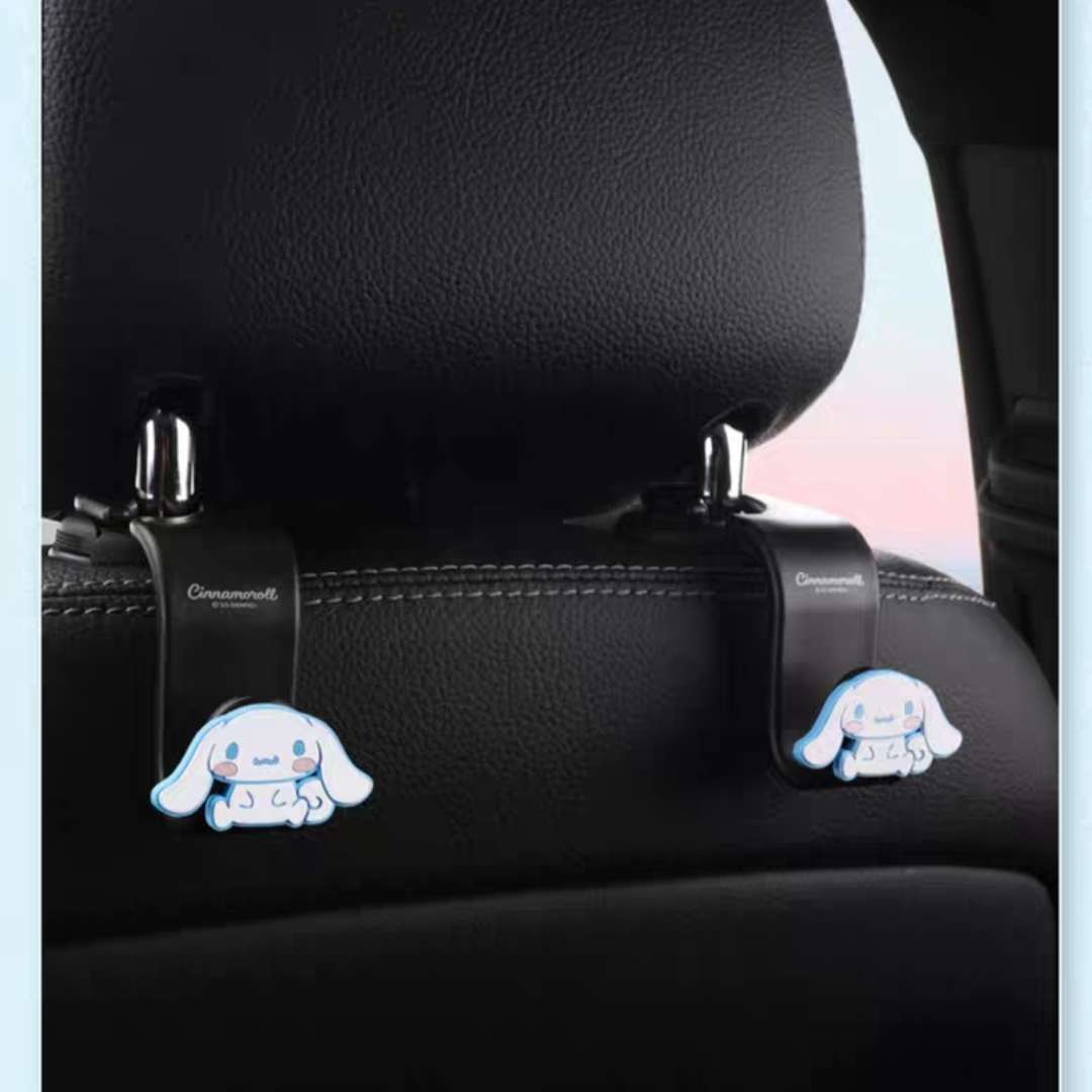 sanrio cinnamoroll car seat headrest hooks