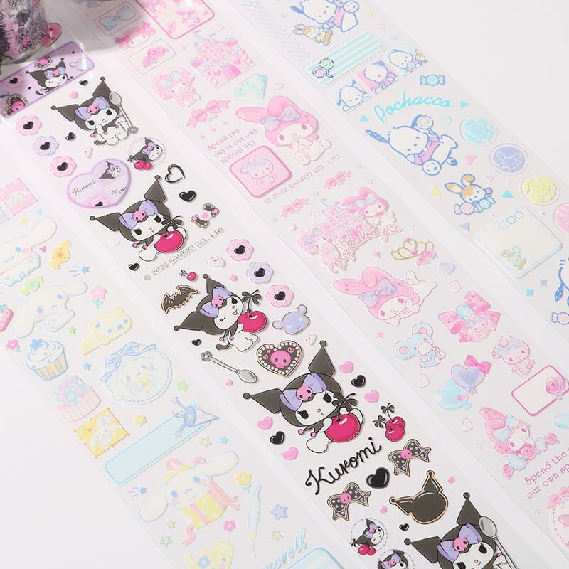 Sanrio Decorative Masking Tape Stickers for Journal Craft - Good Times