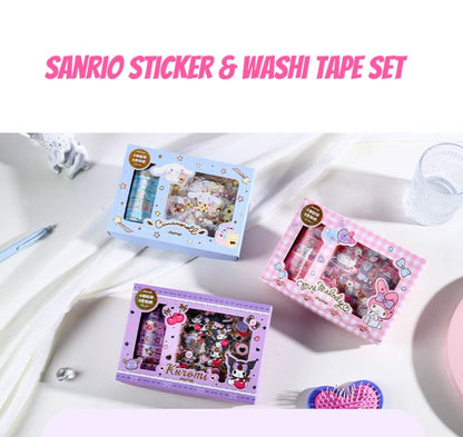 sanrio cute washi tape sticker set bundle