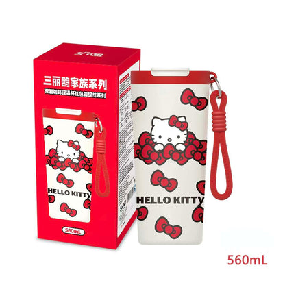 Sanrio Hello Kitty Ribbon Insulated Water Tumbler Cup