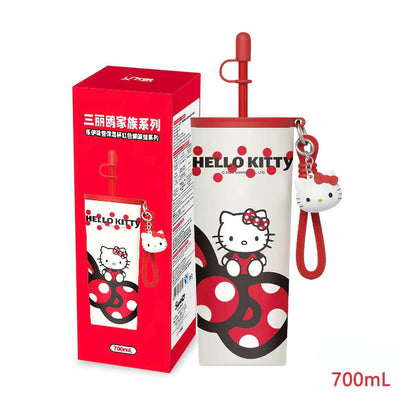 Sanrio Hello Kitty Ribbon Insulated Water Tumbler Cup