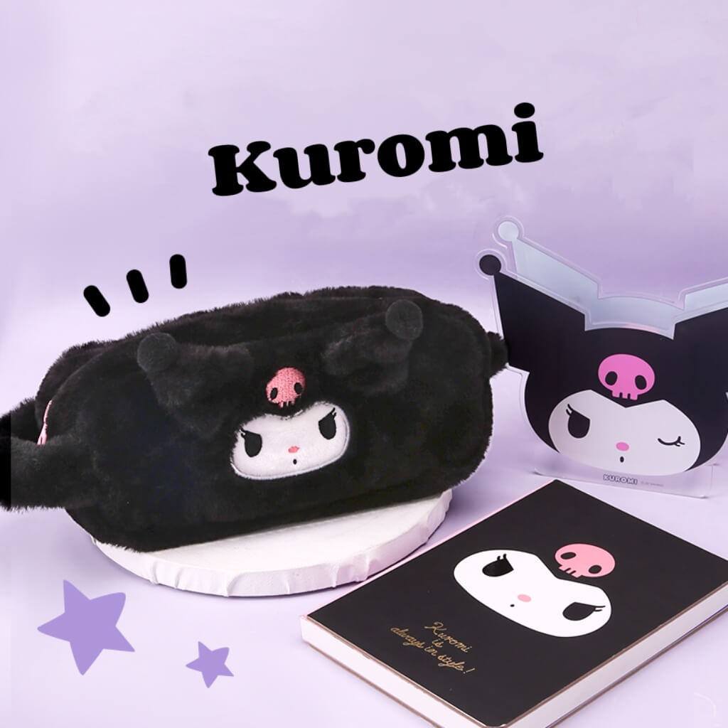 sanrio kuromi pencil case