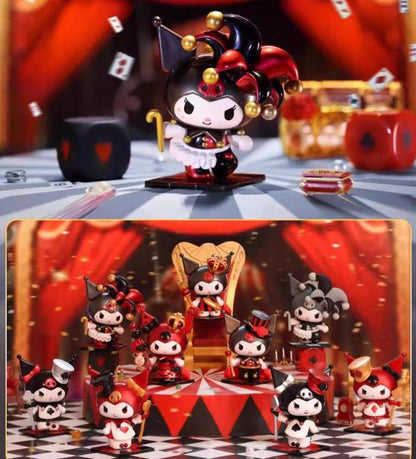 sanrio kuromi poker kingdom blind box toy figure