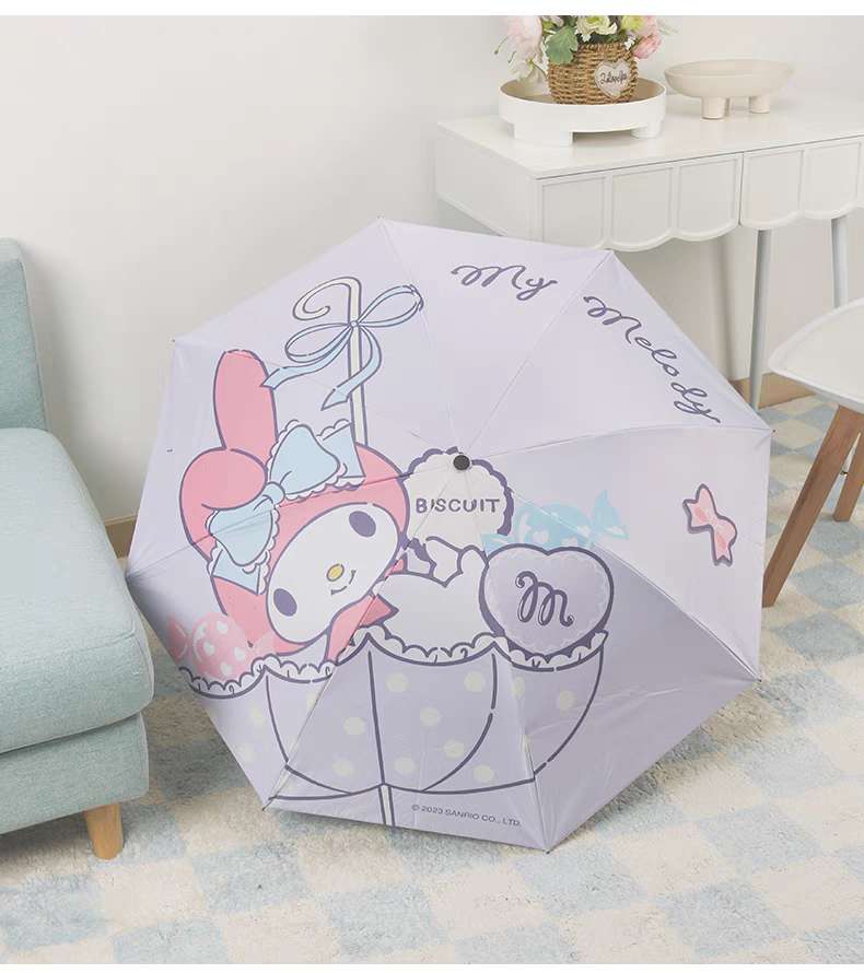 Sanrio My Melody Flying Parasol Foldable Compact Umbrella
