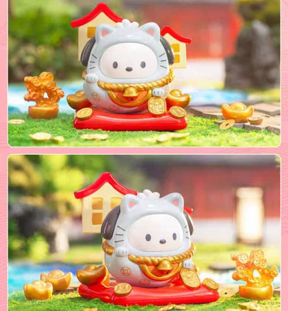 sanrio pochacco roly-poly lucky blessing toy figure blind box