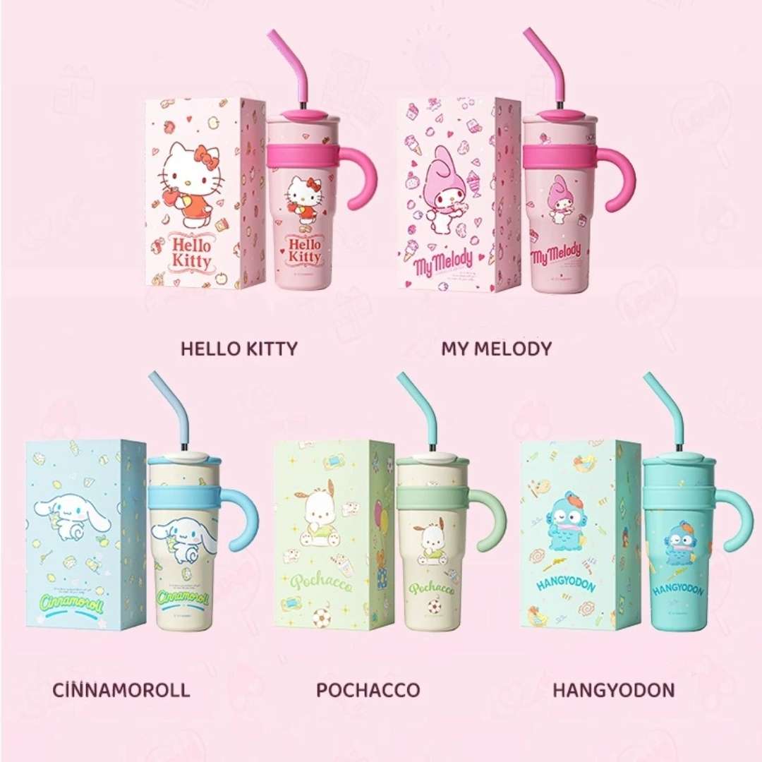 sanrio stainless steel thermo tumbler cup kawaii full series