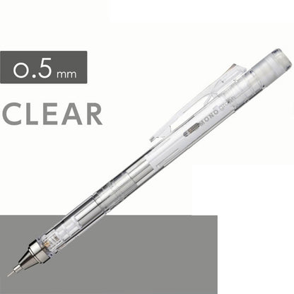 tombow mono graph mechanical pencil clear 0.5mm