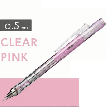 tombow mono graph mechanical pencil clear pink 0.5mm