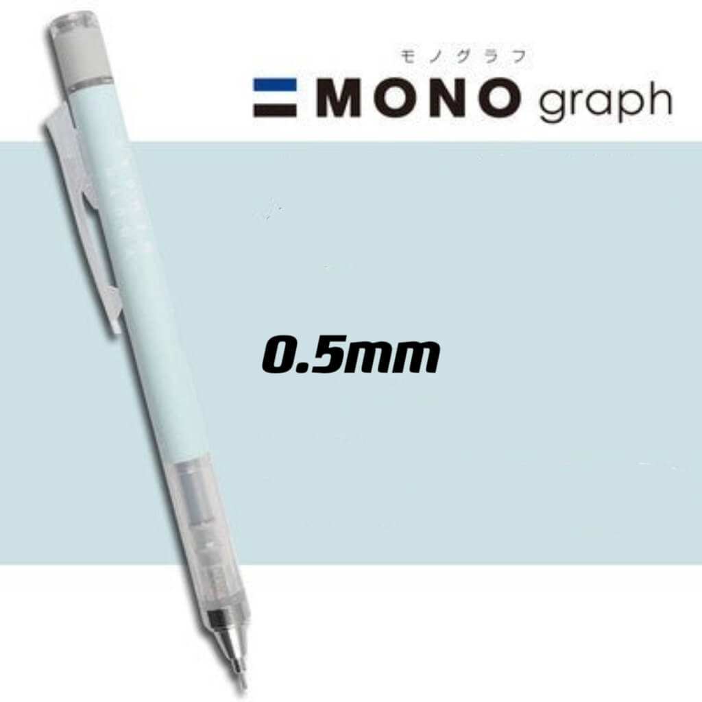 tombow mono graph mechanical pencil limited edition pale green