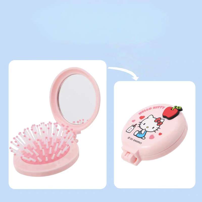 Sanrio Classic Hello Kitty Cushion Hair Brush Travel