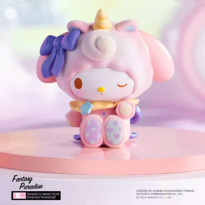 Winking my melody Unicorn pink toy blind box figure