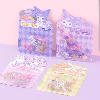 Sanrio Kuromi My Melody Cinnamoroll Sticker Pack Bundle
